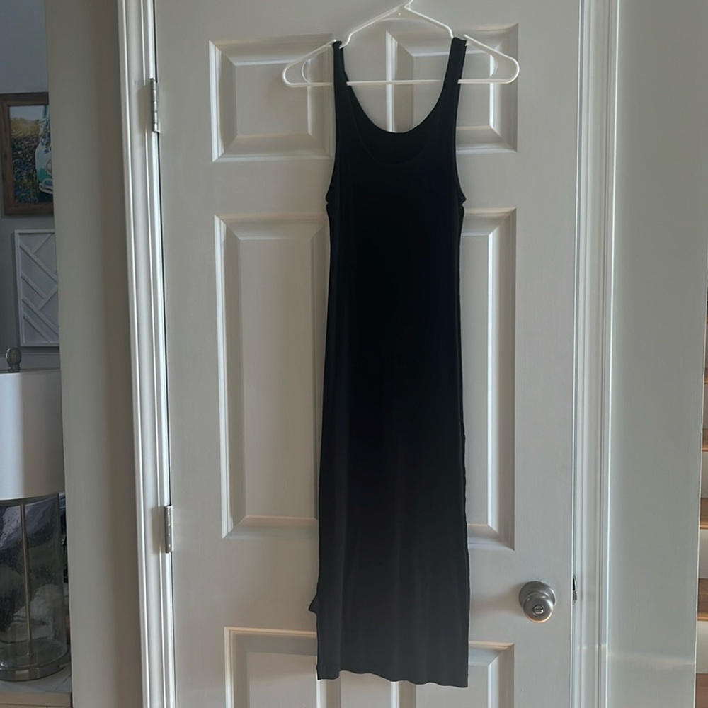 Black H & M ribbed tank dress